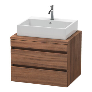Duravit Meuble sous lavabo DuraStyle 70x54,8 cm, noyer naturel, 2 tiroirs