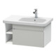 Duravit Meuble sous-lavabo DuraStyle 73x44,8 cm, B R, béton/gris-blanc, 1 tiroir-1