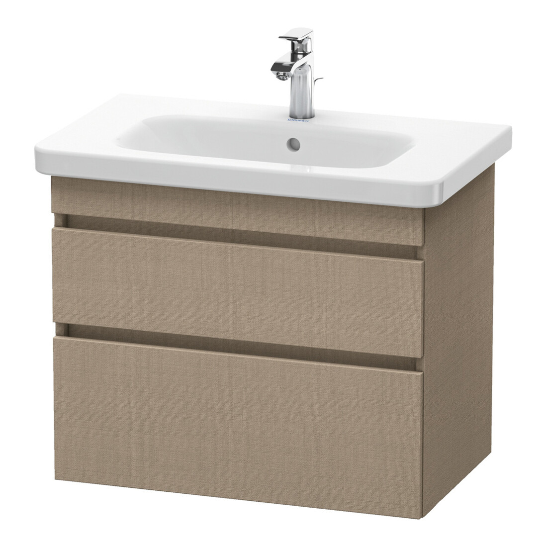 Duravit Meuble sous lavabo DuraStyle 73x44,8 cm, blanc, 2 tiroirs, suspendu