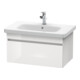 Duravit Meuble sous-lavabo DuraStyle 73x44,8 cm, blanc mat, 1 tiroir, suspendu