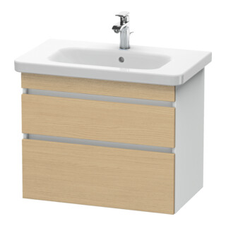 Duravit Meuble sous-lavabo DuraStyle 73x44,8 cm, blanc mat, 2 tiroirs, suspendu