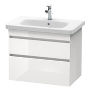 Duravit Meuble sous-lavabo DuraStyle 73x44,8 cm, blanc mat, 2 tiroirs, suspendu-2