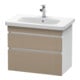 Duravit Meuble sous lavabo DuraStyle 73x44,8 cm, blanc mat, 2 tiroirs, suspendu-1