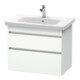 Duravit Meuble sous-lavabo DuraStyle 73x44,8 cm, blanc mat, 2 tiroirs, suspendu-1