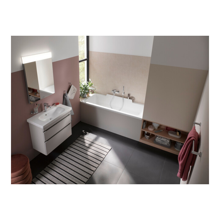 Duravit Meuble sous-lavabo DuraStyle 73x44,8 cm, blanc mat, 2 tiroirs, suspendu