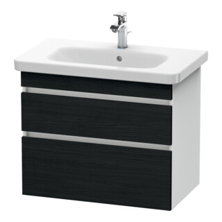 Duravit Meuble sous-lavabo DuraStyle 73x44,8 cm, blanc œuf/blanc, 2 tiroirs, suspendu