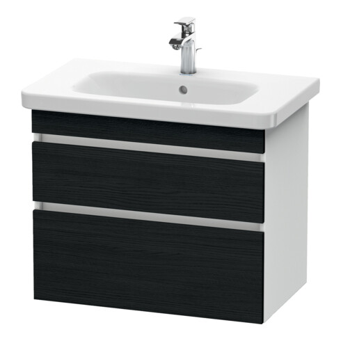 Duravit Meuble sous-lavabo DuraStyle 73x44,8 cm, blanc œuf/blanc, 2 tiroirs, suspendu