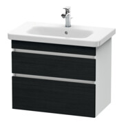 Duravit Meuble sous-lavabo DuraStyle 73x44,8 cm, blanc œuf/blanc, 2 tiroirs, suspendu