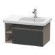 Duravit Meuble sous-lavabo DuraStyle 73x44,8 cm, D, graphite mat/bas, 1 tiroir-1