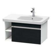 Duravit Meuble sous-lavabo DuraStyle 73x44,8 cm, Droit, Blanc/Bois, 1 tiroir