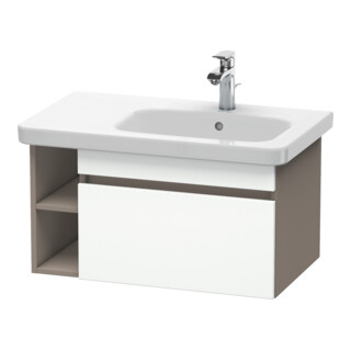 Duravit Meuble sous-lavabo DuraStyle 73x44,8 cm, droite, blanc, avec socle, 1 tiroir