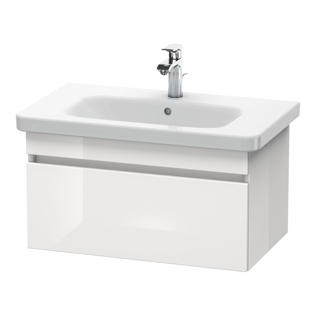 Duravit Meuble sous-lavabo DuraStyle 73x44,8 cm, E chêne naturel/blanc, 1 tiroir, suspendu