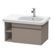 Duravit Meuble sous lavabo DuraStyle 73x44,8 cm, évier à droite, base mate, 1 tiroir