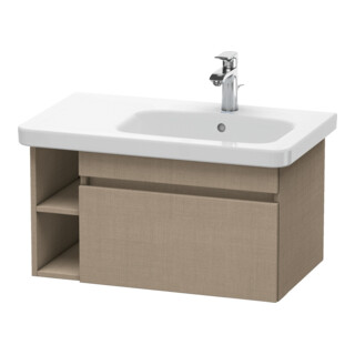 Duravit Meuble sous-lavabo DuraStyle 73x44,8 cm, évier à droite, lin, 1 tiroir