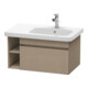 Duravit Meuble sous-lavabo DuraStyle 73x44,8 cm, évier à droite, lin, 1 tiroir-1