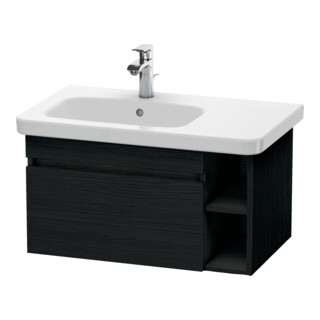 Duravit Meuble sous lavabo DuraStyle 73x44,8 cm, évier à gauche, blanc œuf, 1 tiroir
