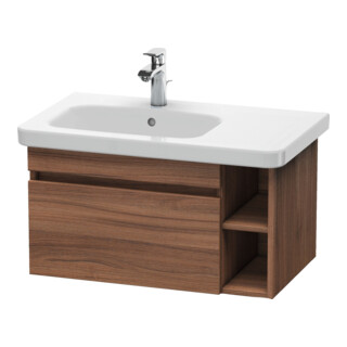 Duravit Meuble sous-lavabo DuraStyle 73x44,8 cm, évier à gauche, noyer naturel, 1 tiroir