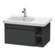 Duravit Meuble sous-lavabo DuraStyle 73x44,8 cm, évier gauche, graph ma, 1 tiroir-1
