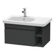Duravit Meuble sous-lavabo DuraStyle 73x44,8 cm, évier gauche, graph ma, 1 tiroir