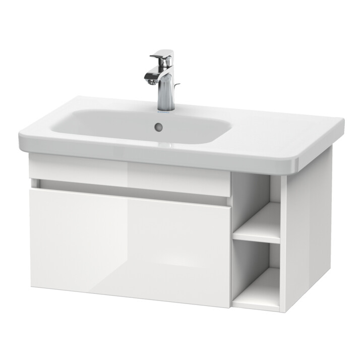 Duravit Meuble sous-lavabo DuraStyle 73x44,8 cm, évier gauche, graph ma, 1 tiroir