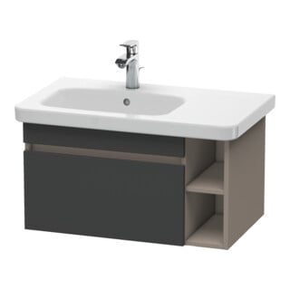 Duravit Meuble sous-lavabo DuraStyle 73x44,8 cm, gauche, graphite m/bas ma, 1 tiroir