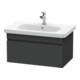 Duravit Meuble sous-lavabo DuraStyle 73x44,8 cm, graph ma, 1 tiroir, suspendu-1