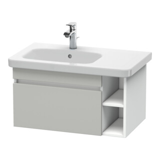 Duravit Meuble sous-lavabo DuraStyle 73x44,8 cm, L, béton gris/blanc, 1 tiroir