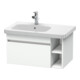 Duravit Meuble sous-lavabo DuraStyle 73x44,8 cm, lavabo gauche, blanc mat, 1 tiroir-1