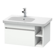Duravit Meuble sous-lavabo DuraStyle 73x44,8 cm, lavabo gauche, blanc mat, 1 tiroir