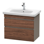 Duravit Meuble sous lavabo DuraStyle 73x44,8 cm, N dk/b ma, 2 tiroirs, suspendu