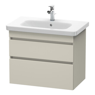 Duravit Meuble sous lavabo DuraStyle 73x44,8 cm, Taupe, 2 tiroirs, suspendu
