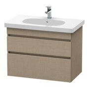 Duravit Meuble sous lavabo DuraStyle 80x45,3 cm, beige, 2 tiroirs, suspendu