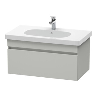 Duravit Meuble sous-lavabo DuraStyle 80x45,3 cm, béton gris, 1 tiroir, suspendu