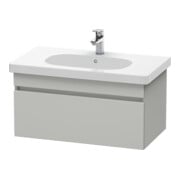 Duravit Meuble sous-lavabo DuraStyle 80x45,3 cm, béton gris, 1 tiroir, suspendu