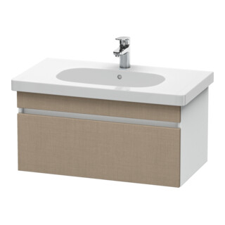 Duravit Meuble sous lavabo DuraStyle 80x45,3 cm, blanc mat, 1 tiroir, suspendu