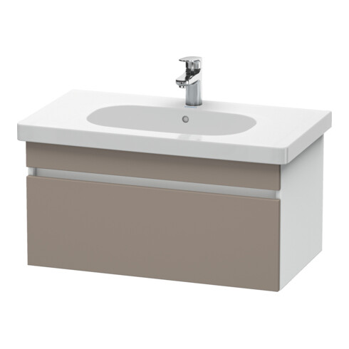 Duravit Meuble sous lavabo DuraStyle 80x45,3 cm, blanc mat, 1 tiroir, suspendu