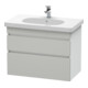 Duravit Meuble sous-lavabo DuraStyle 80x45,3 cm, blanc mat, 2 tiroirs, suspendu-1
