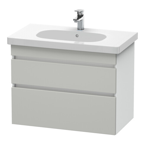 Duravit Meuble sous-lavabo DuraStyle 80x45,3 cm, blanc mat, 2 tiroirs, suspendu