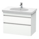 Duravit Meuble sous-lavabo DuraStyle 80x45,3 cm, blanc mat, 2 tiroirs, suspendu-1