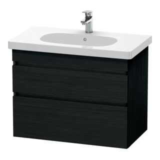 Duravit Meuble sous lavabo DuraStyle 80x45,3 cm, blanc œuf, 2 tiroirs, suspendu
