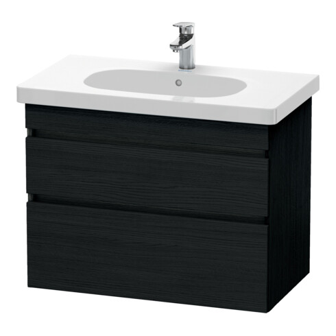 Duravit Meuble sous lavabo DuraStyle 80x45,3 cm, blanc œuf, 2 tiroirs, suspendu