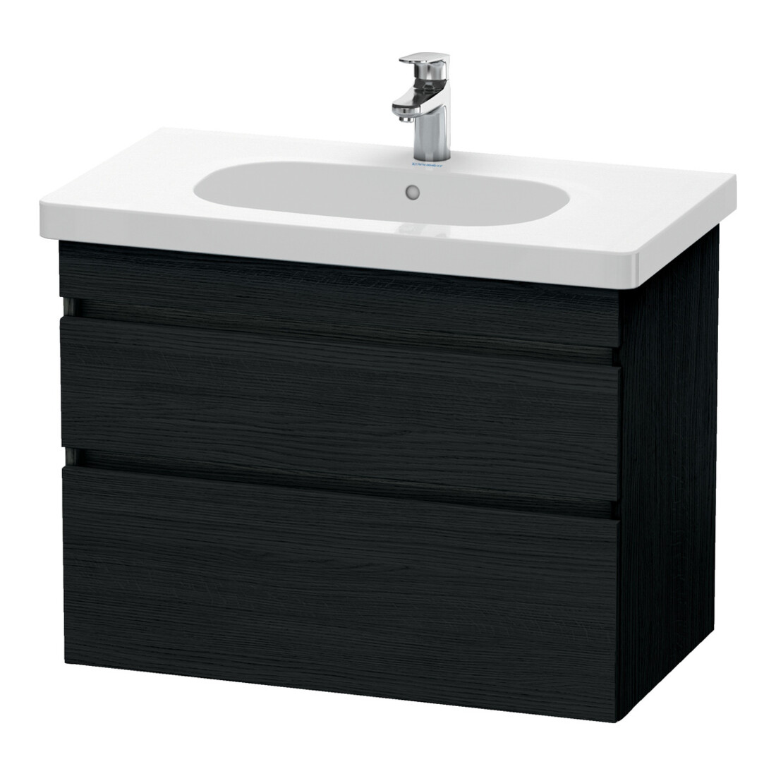 Duravit Meuble sous lavabo DuraStyle 80x45,3 cm, blanc œuf, 2 tiroirs, suspendu