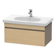 Duravit Meuble sous lavabo DuraStyle 80x45,3 cm, blanc œuf mat, 1 tiroir, suspendu-1