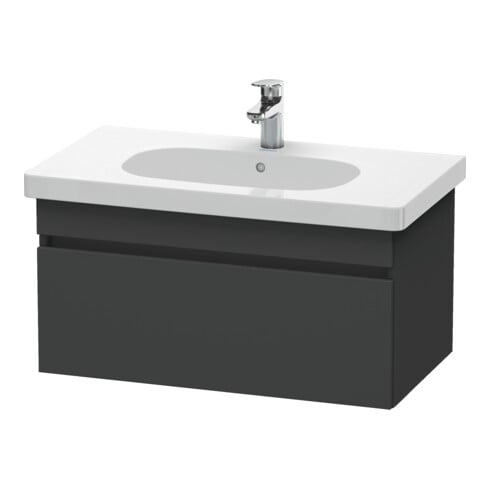 Duravit Meuble sous lavabo DuraStyle 80x45,3 cm, graph ma, 1 tiroir, suspendu