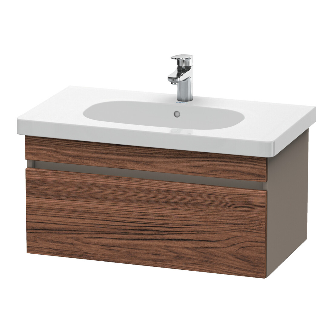Duravit Meuble sous-lavabo DuraStyle 80x45,3 cm, N dk/b ma, 1 tiroir, suspendu mural