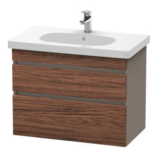 Duravit Meuble sous lavabo DuraStyle 80x45,3 cm, N dk/b ma, 2 tiroirs, suspendu