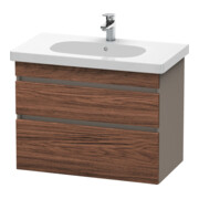 Duravit Meuble sous lavabo DuraStyle 80x45,3 cm, N dk/b ma, 2 tiroirs, suspendu