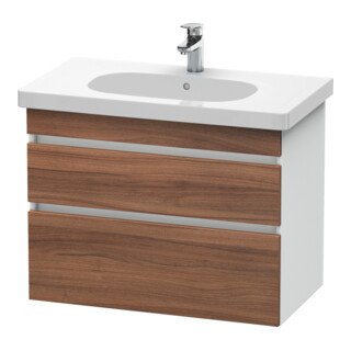 Duravit Meuble sous-lavabo DuraStyle 80x45,3 cm, N na/we ma, 2 tiroirs, suspendu