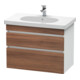Duravit Meuble sous-lavabo DuraStyle 80x45,3 cm, N na/we ma, 2 tiroirs, suspendu-1