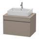 Duravit Meuble sous-lavabo DuraStyle 80x54,8 cm, bas. mat, avec console, 1 tiroir-1